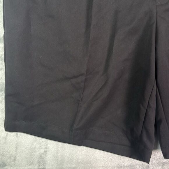NWT New Perry Ellis Portfolio Soft Black Pleated Shorts w/Pockets Size 38 - Picture 4 of 9